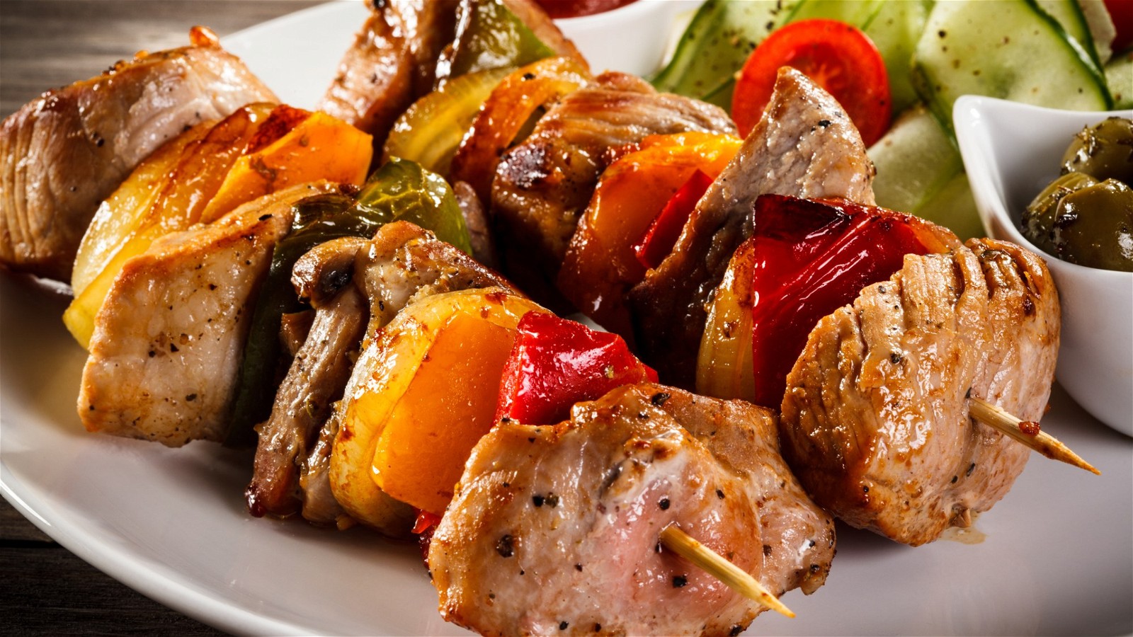 Image of Garlic Herb Chicken Kebabs