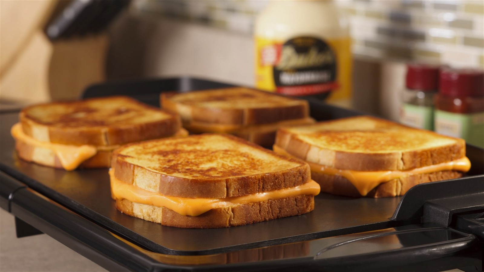 Image of Golden Brown Grilled-Cheese