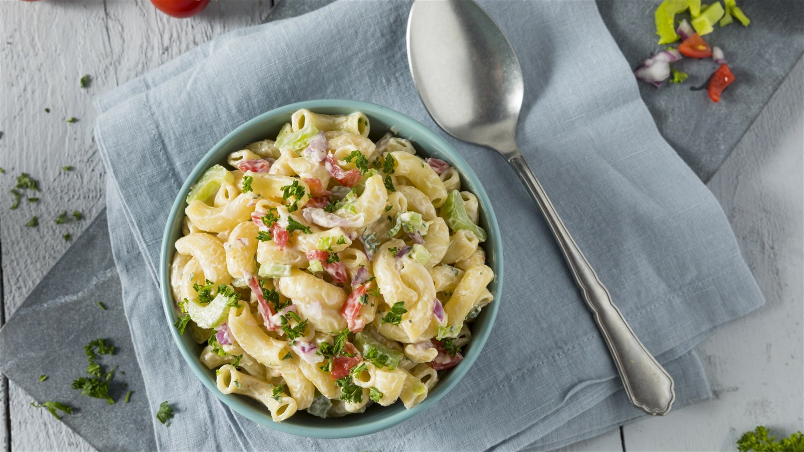 Image of Macaroni Pasta Salad with Mayo