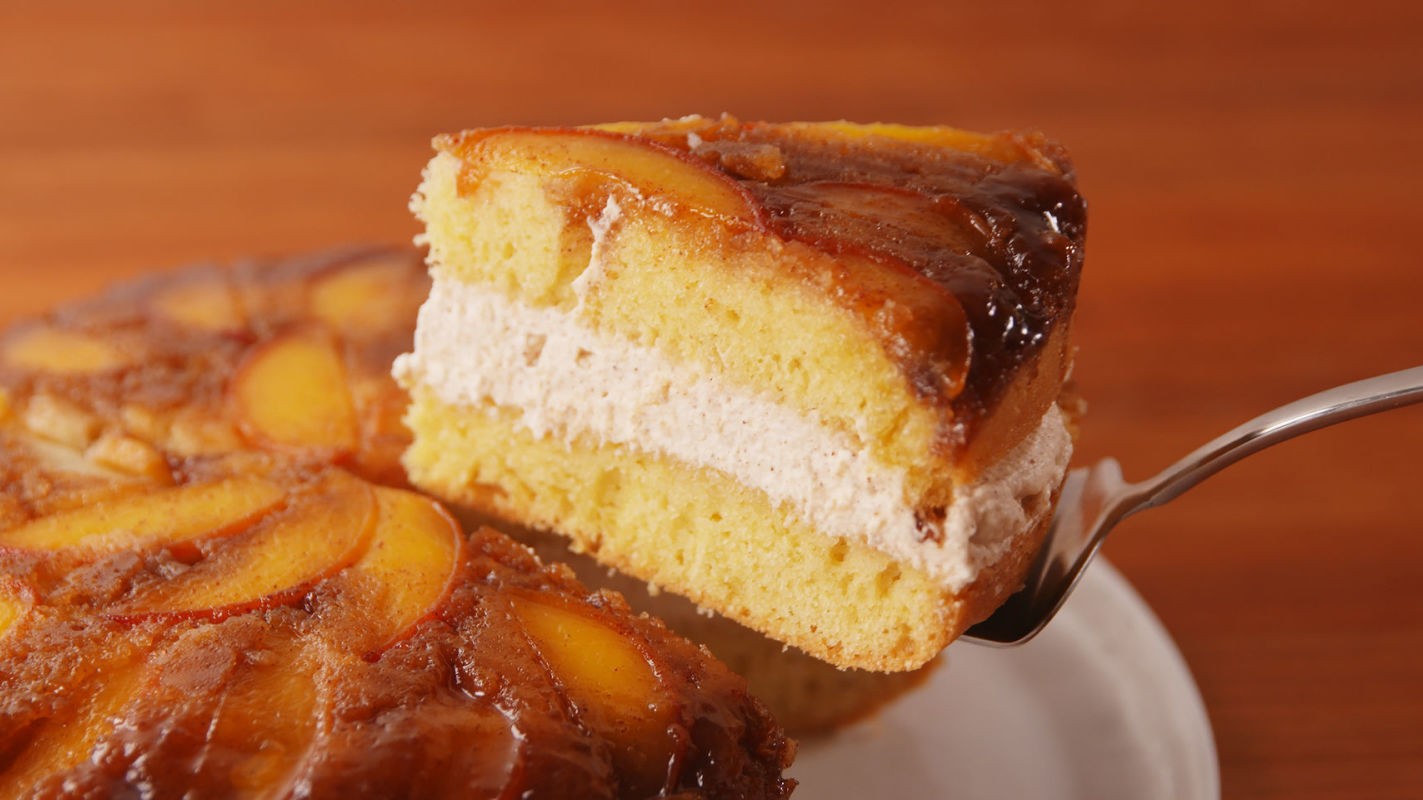 Image of Peaches 'n Cream Upside Down Cake