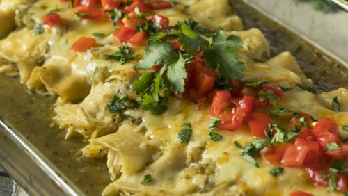 Image of Salsa Verde Chicken Enchiladas