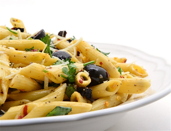 Image of Umami Dried Tomatoes with Penne Pasta and Chile