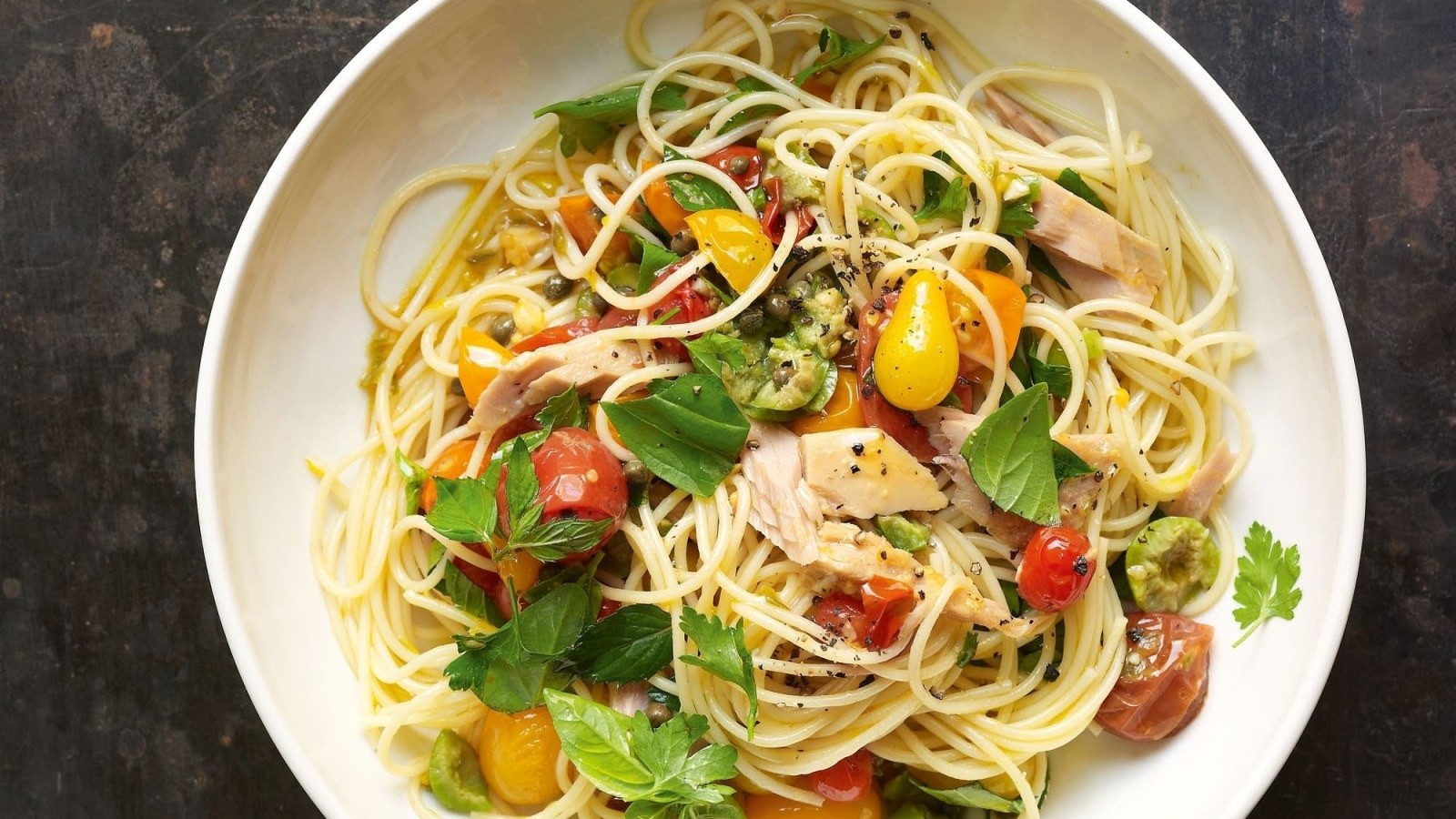 Image of Angel Hair Pasta with Fresh Tomatoes