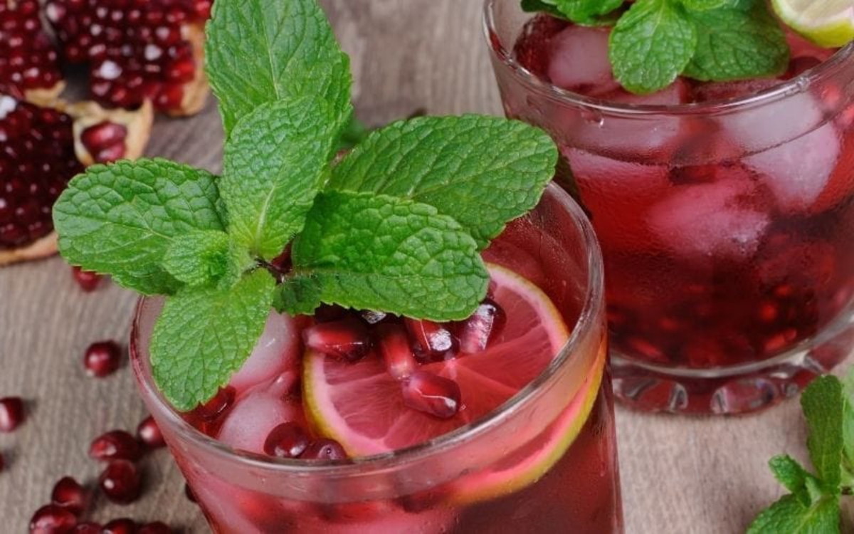 Pomegranate Whiskey Sour