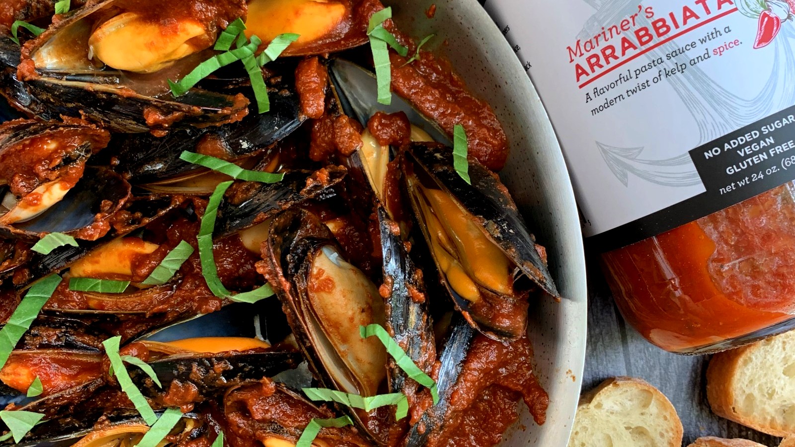 Image of Mussels steamed with Tomato Sauce