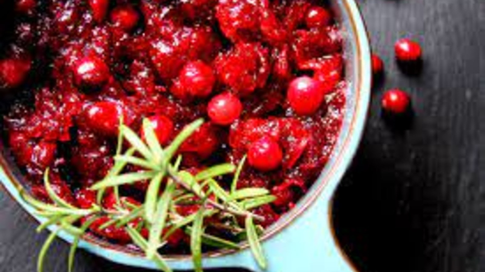 Image of White Balsamic and Rosemary Cranberries
