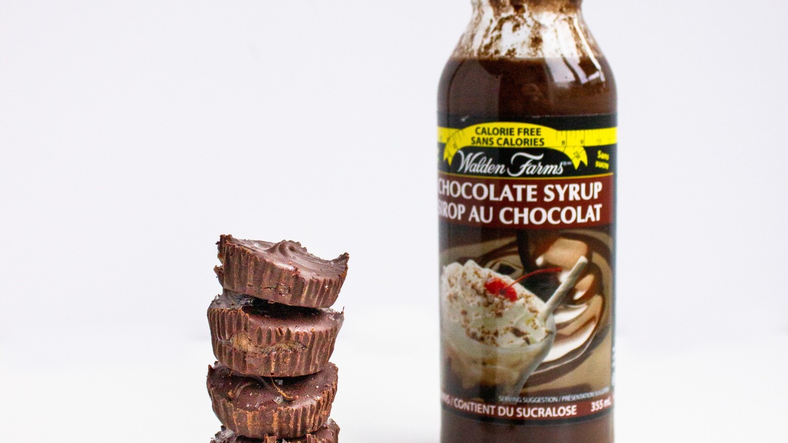 Image of Mini Tahini Chocolate Syrup Cups 