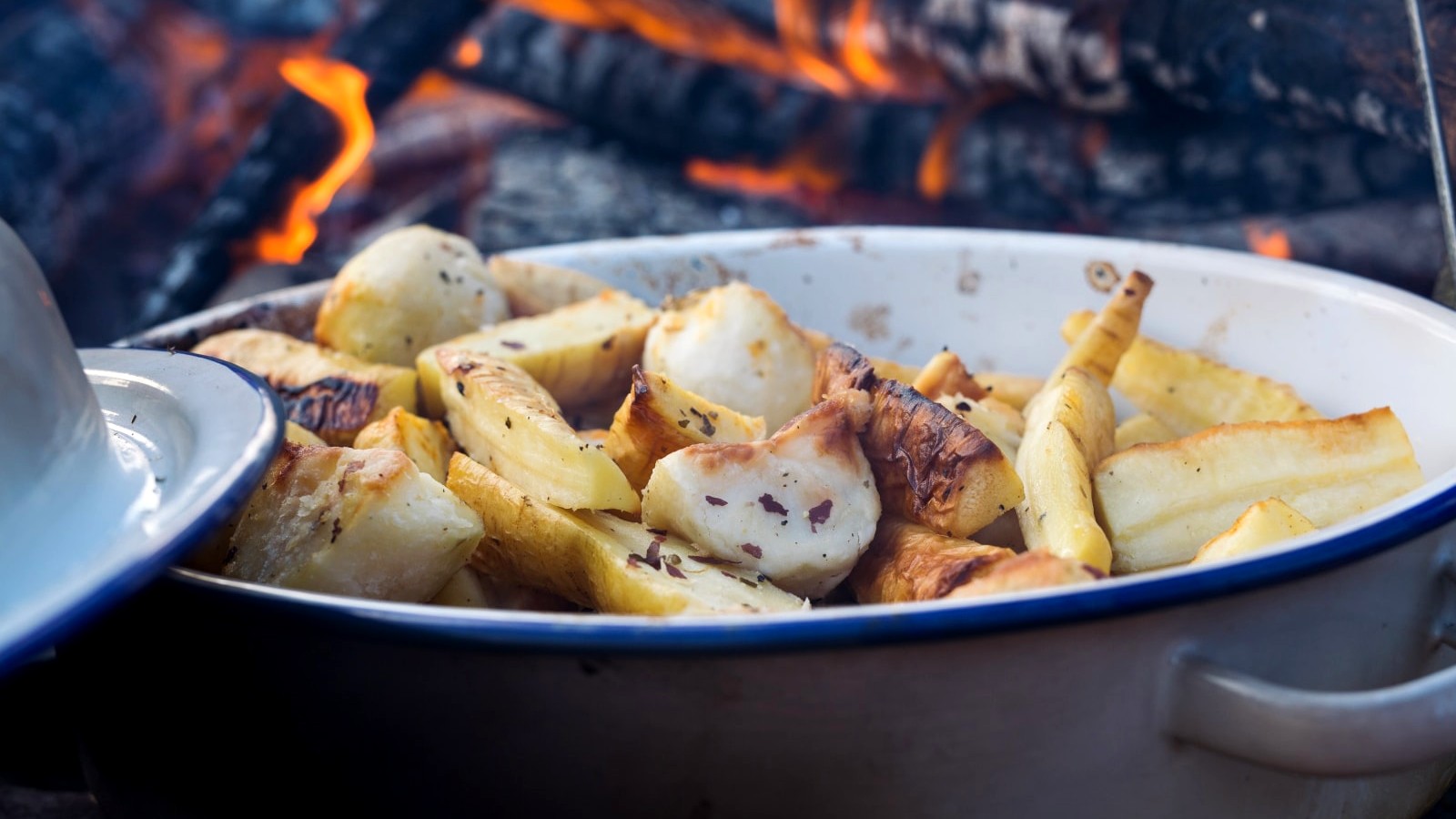 Image of Roasted Parsnips with Laver and Dulse Seaweed Seasoning