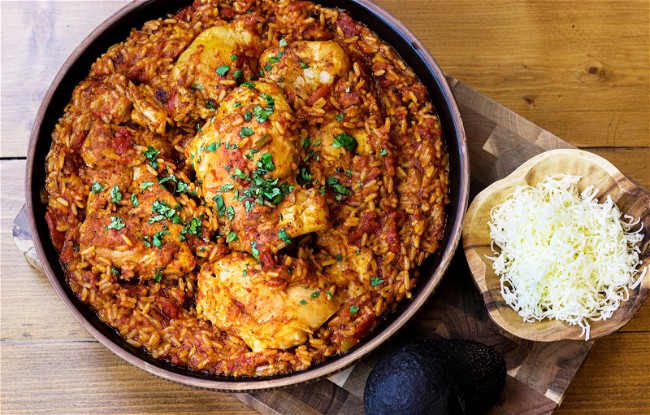 Image of Jambalaya Salsa Chicken Casserole