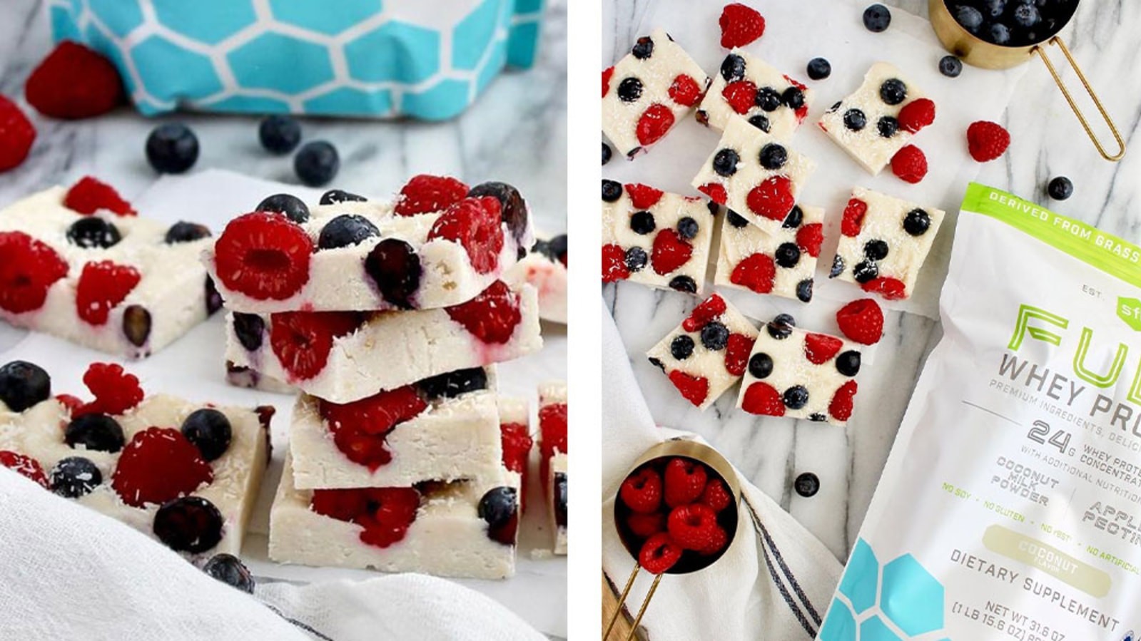 Image of No-Bake Coconut Butter Berry Fudge