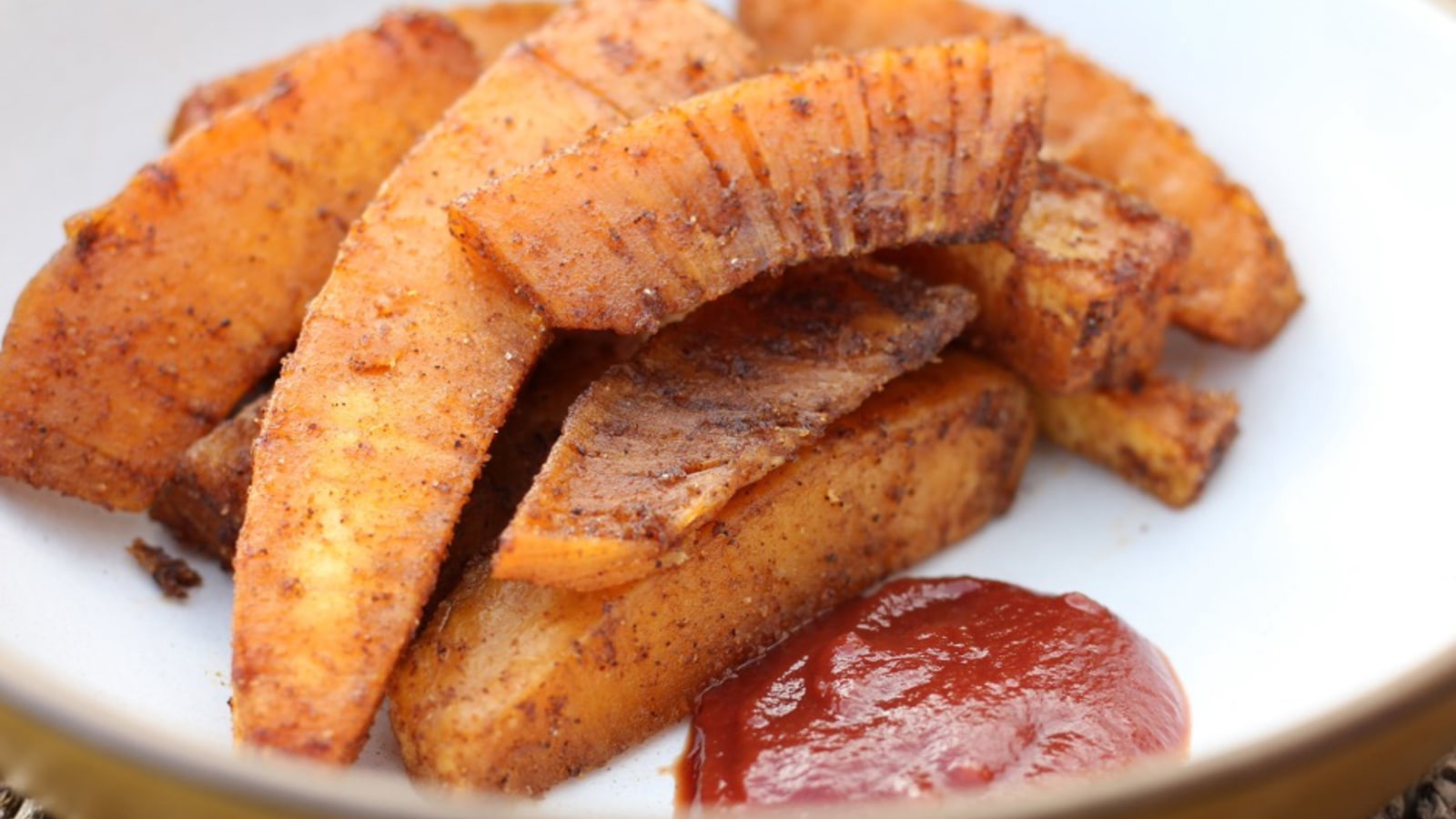 Image of Cajun Baked ʻUlu Fries