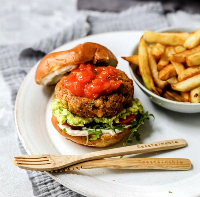 Image of Falafel-style Bean Burgers