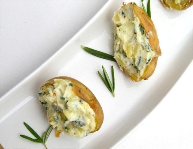 Image of Summer Stuffed Baby Dutch Yellow® Potatoes