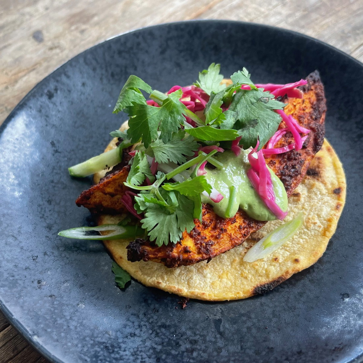 Sweet Potato Tostada