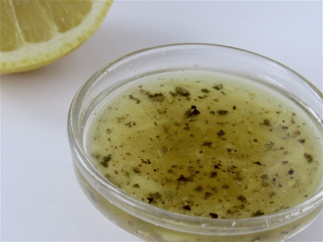 Image of Lemon Garlic Oil Dressing