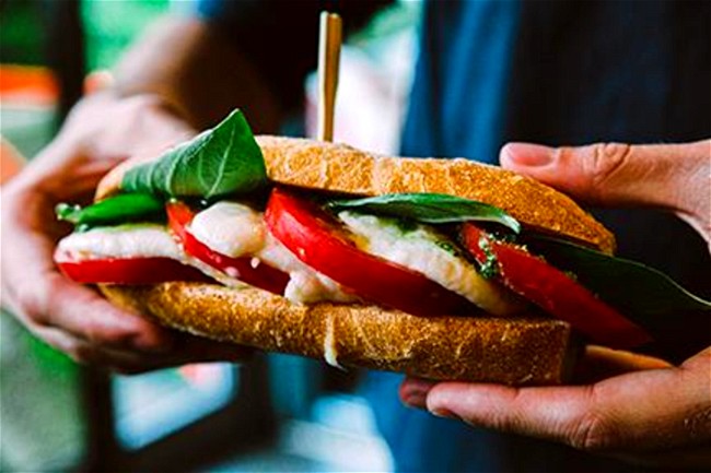 Image of Tomato and Mozzarella Panini Recipe