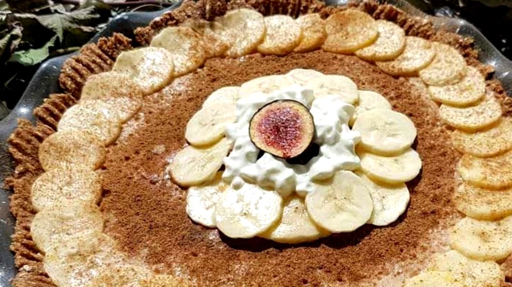 Image of Banana “Cream” Yoghurt Pie