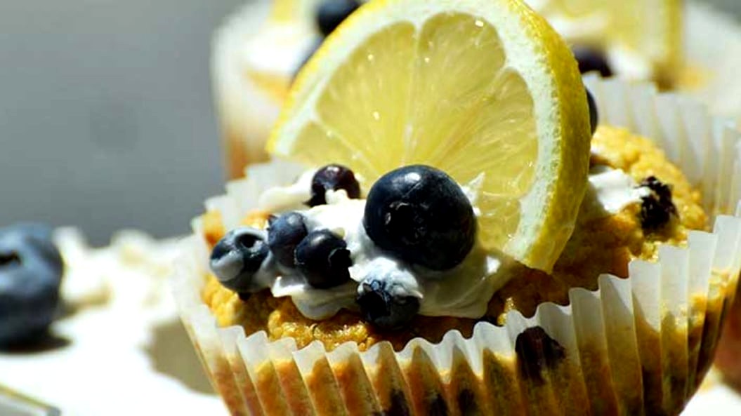 Image of Lemon Blueberry Gluten Free Muffins