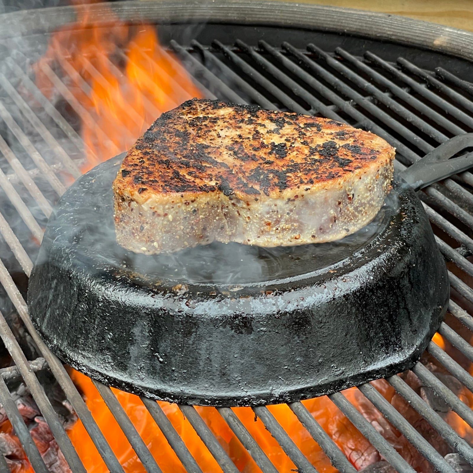 Tuna steak 2024 on grill