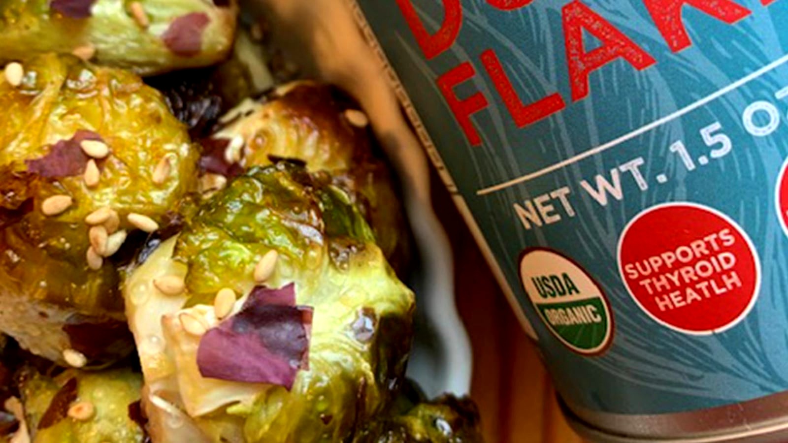 Image of Roasted Brussels Sprouts with Dulse Flakes