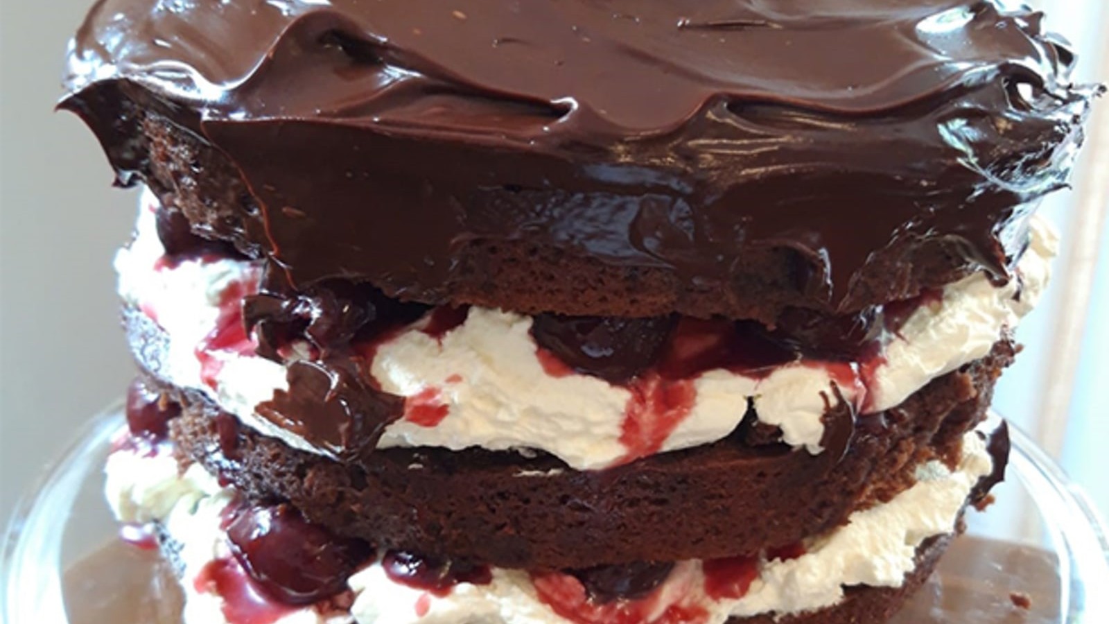 Image of A gooey Black Forest Gateau