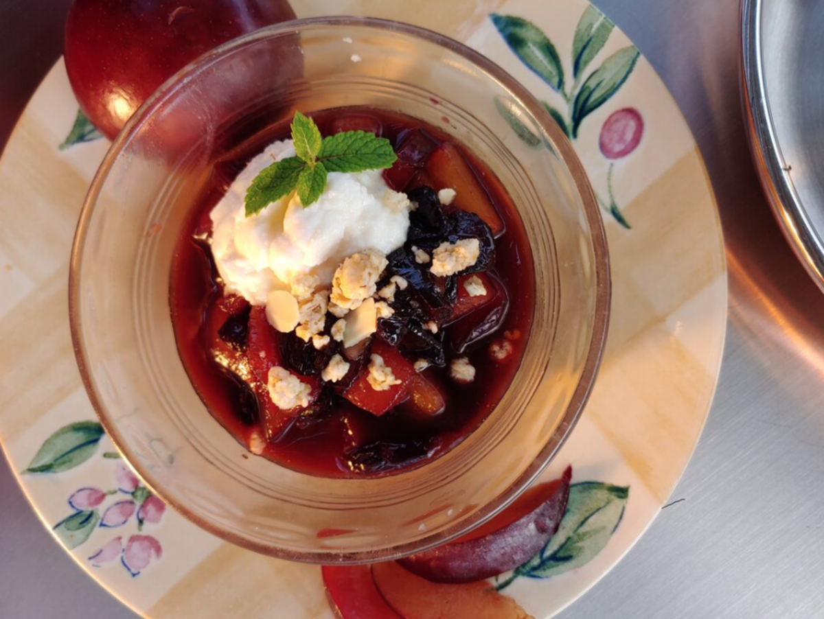 Plums Jubilee