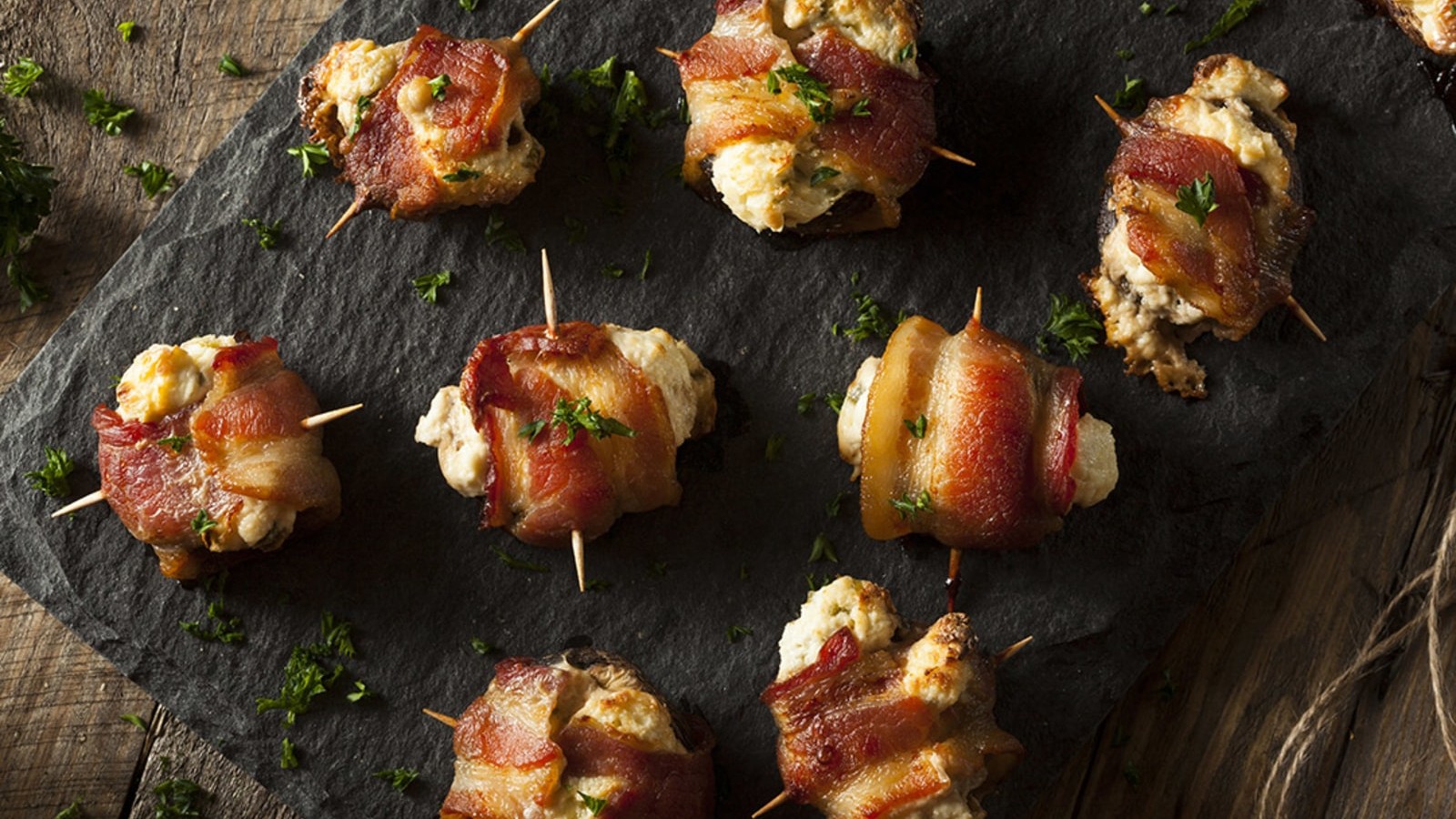 Image of Bacon-Wrapped Shiitake