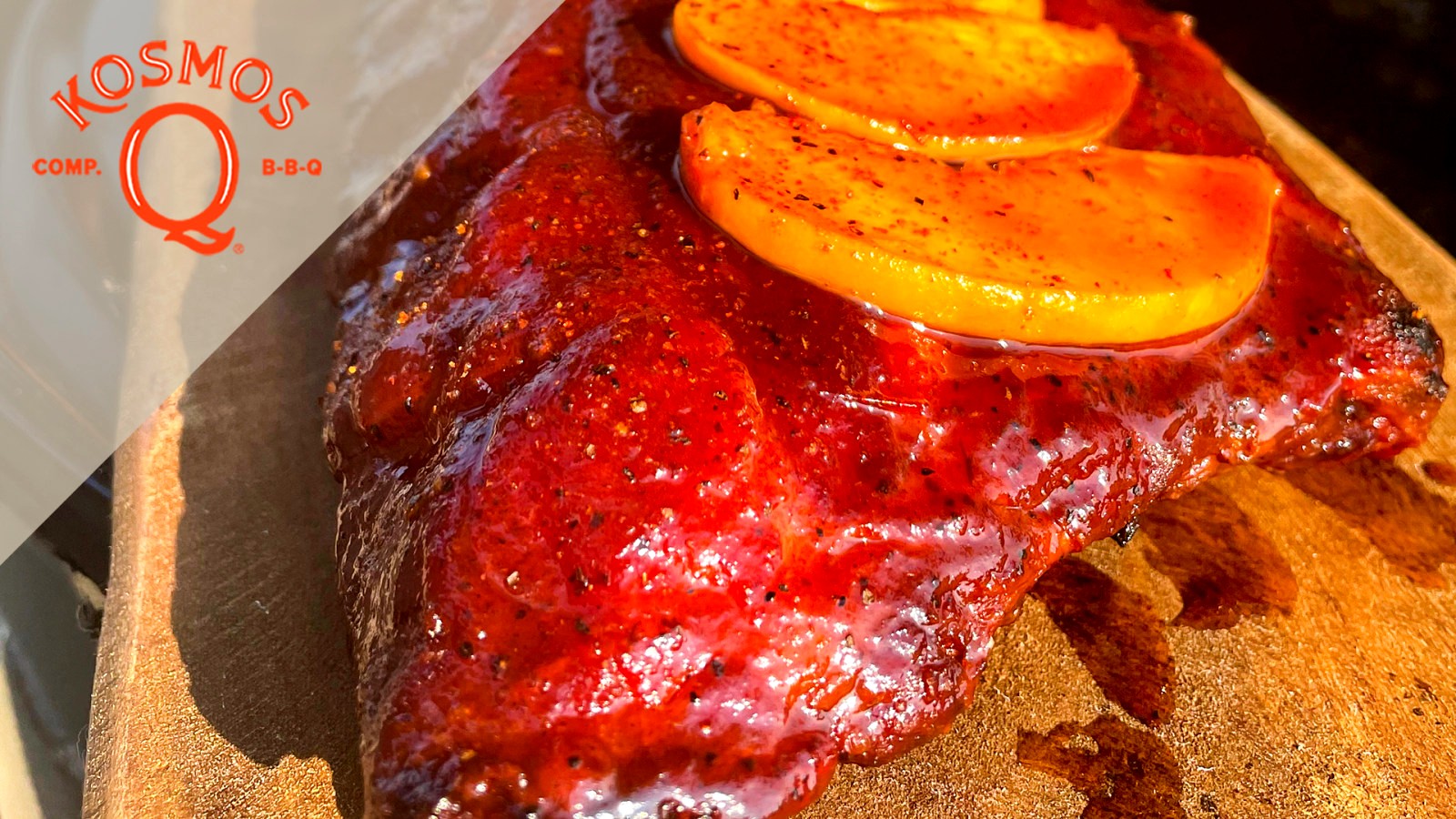 Image of Summer Style Peach Glazed Ribs