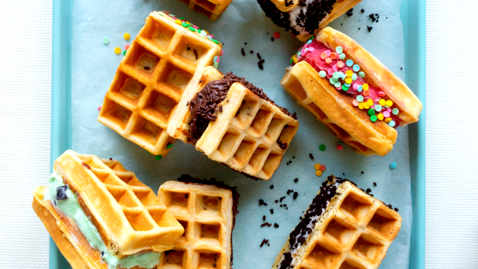Image of Waffle Ice Cream Sandwiches