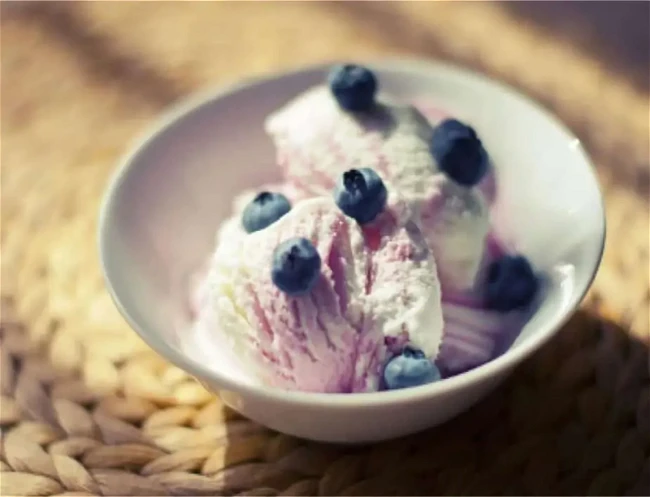 Image of Baobab Blueberry Ice Cream