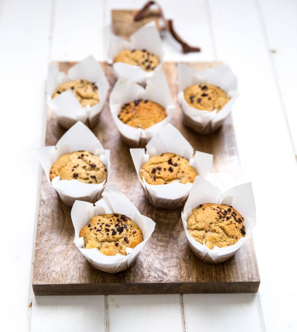 Maca Banana Macadamia Muffins