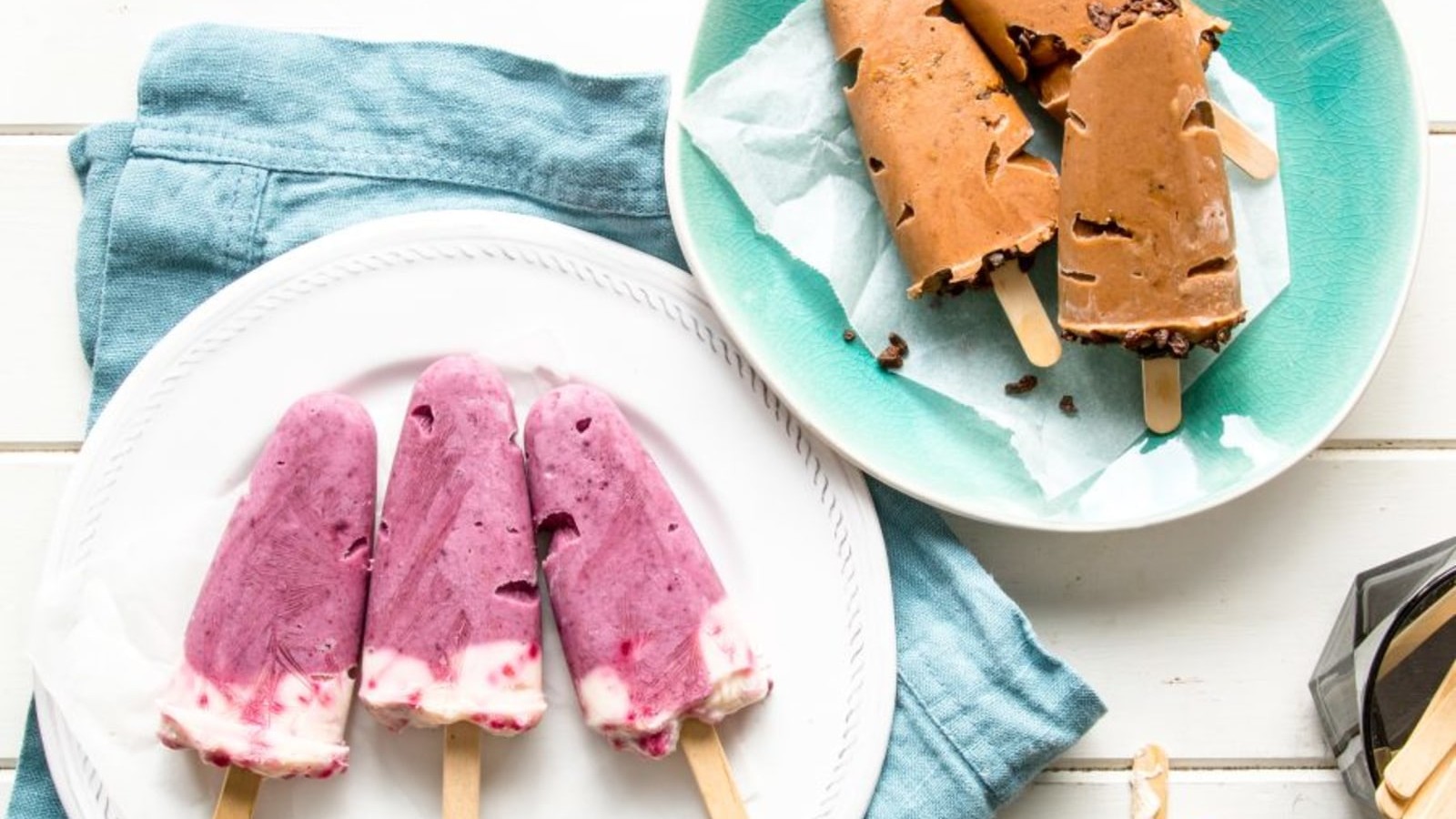 Image of Vanilla and berry superfood pops