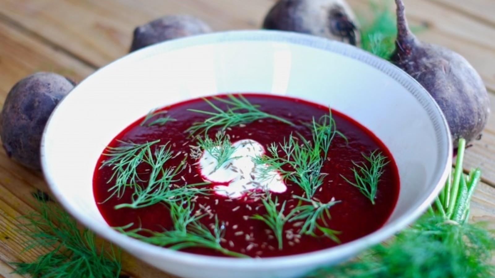Image of Super Simple Red Beet and Caraway Soup