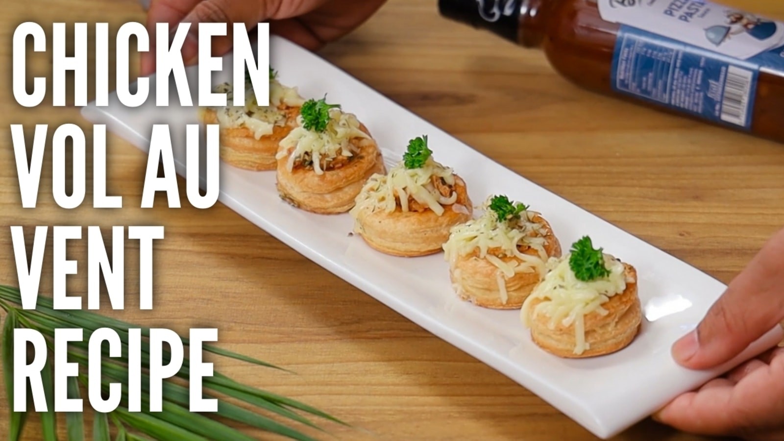 Image of Pizza Pasta Chicken Vol Au Vent | Easy to cook at home in 10 mins 
