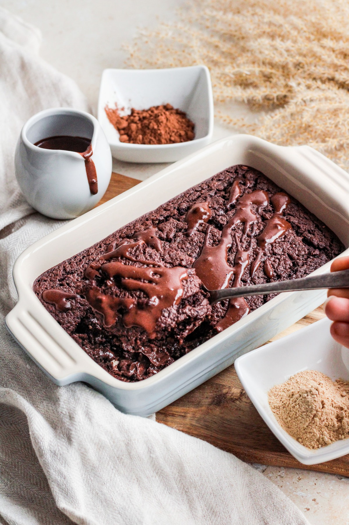 Chocolate Maca Baked Oats