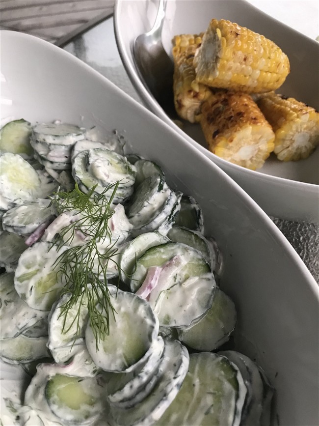 Image of Creamy Cucumber Salad