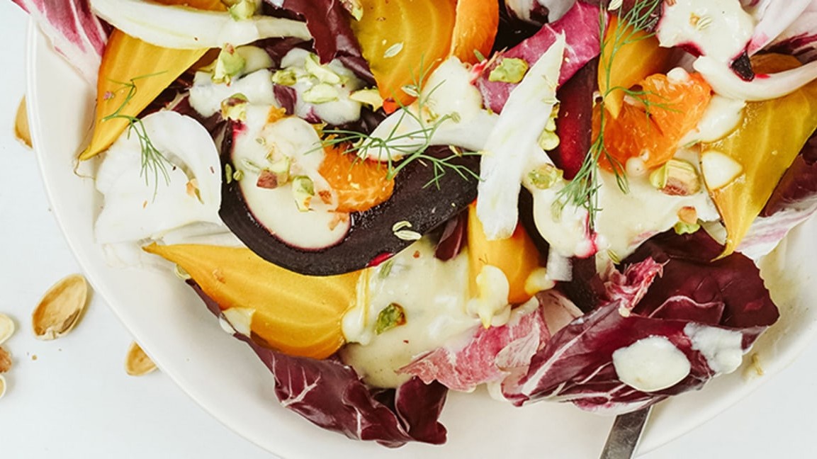 Image of Winter Fennel Salad with Creamy Dressing