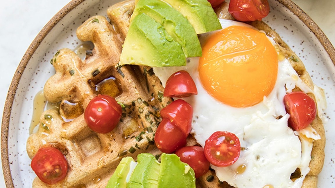 Image of Savory Chive Waffles