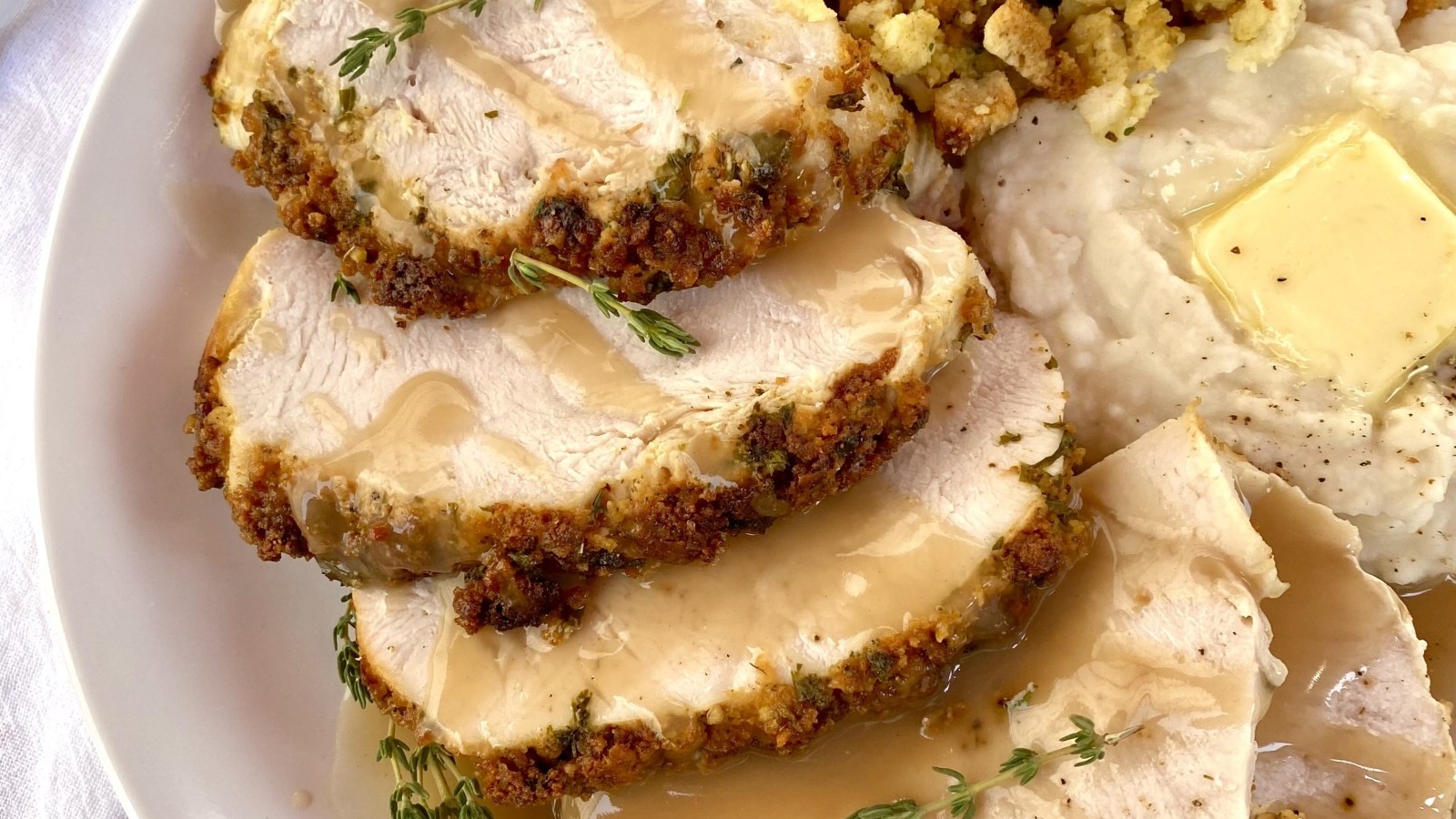 Image of Herb and Crumb Crusted Turkey Breast