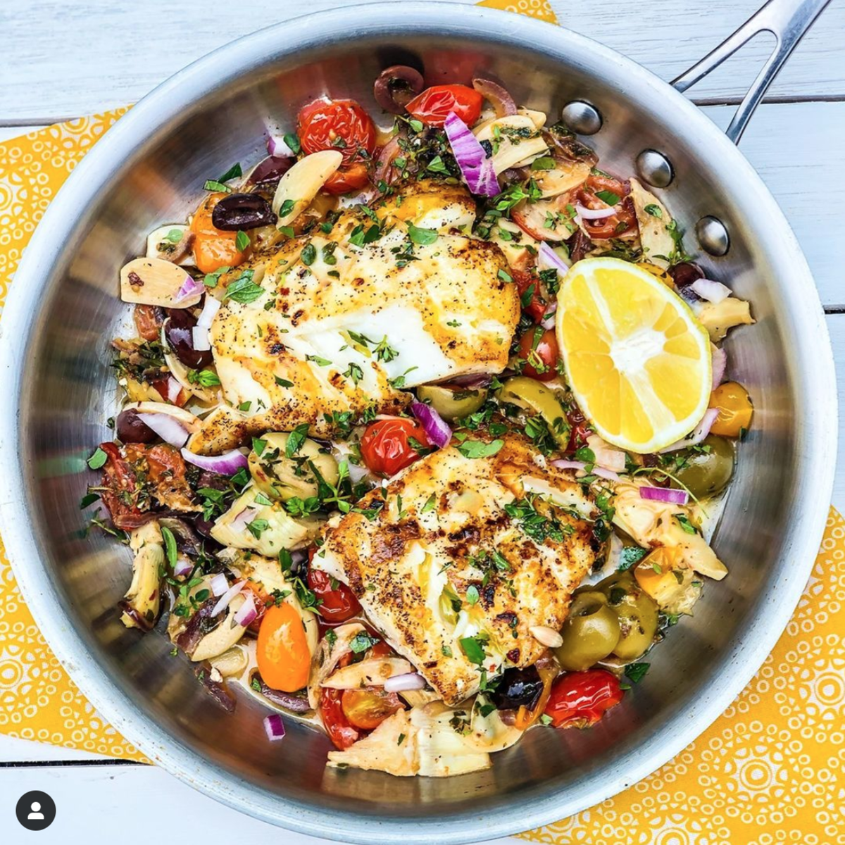 One-Pan Mediterranean Cod