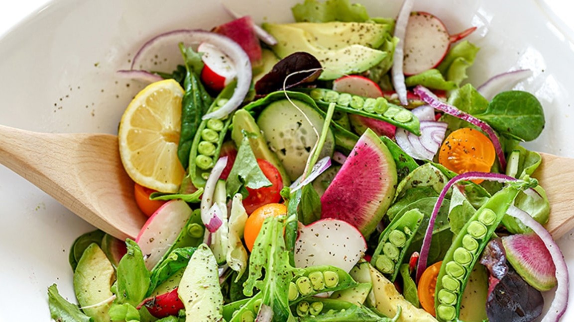 Image of Fresh Springtime Garden Salad