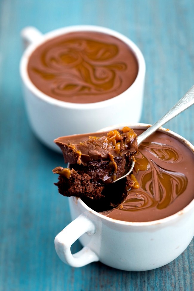 Image of Infused Peanut Butter Chocolate Mug Cake Recipe