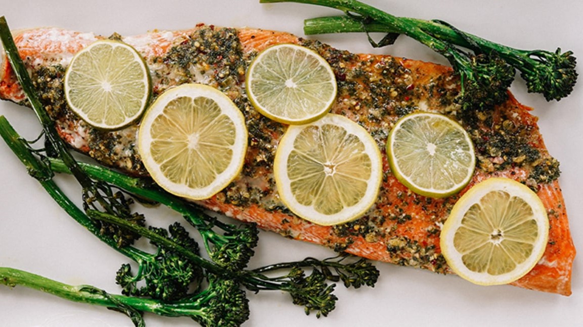 Image of Chimichurri Roasted Salmon