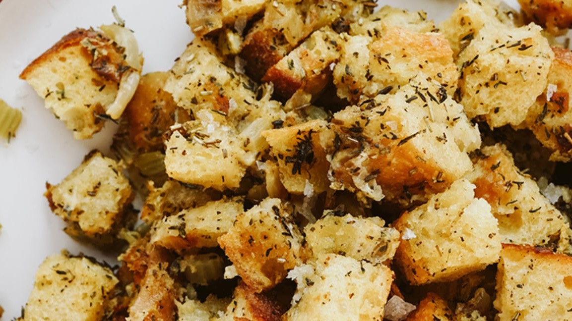 Image of Crispy Thanksgiving Stuffing