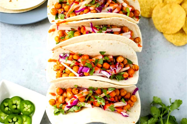 Image of Infused Chickpea Tacos Recipe
