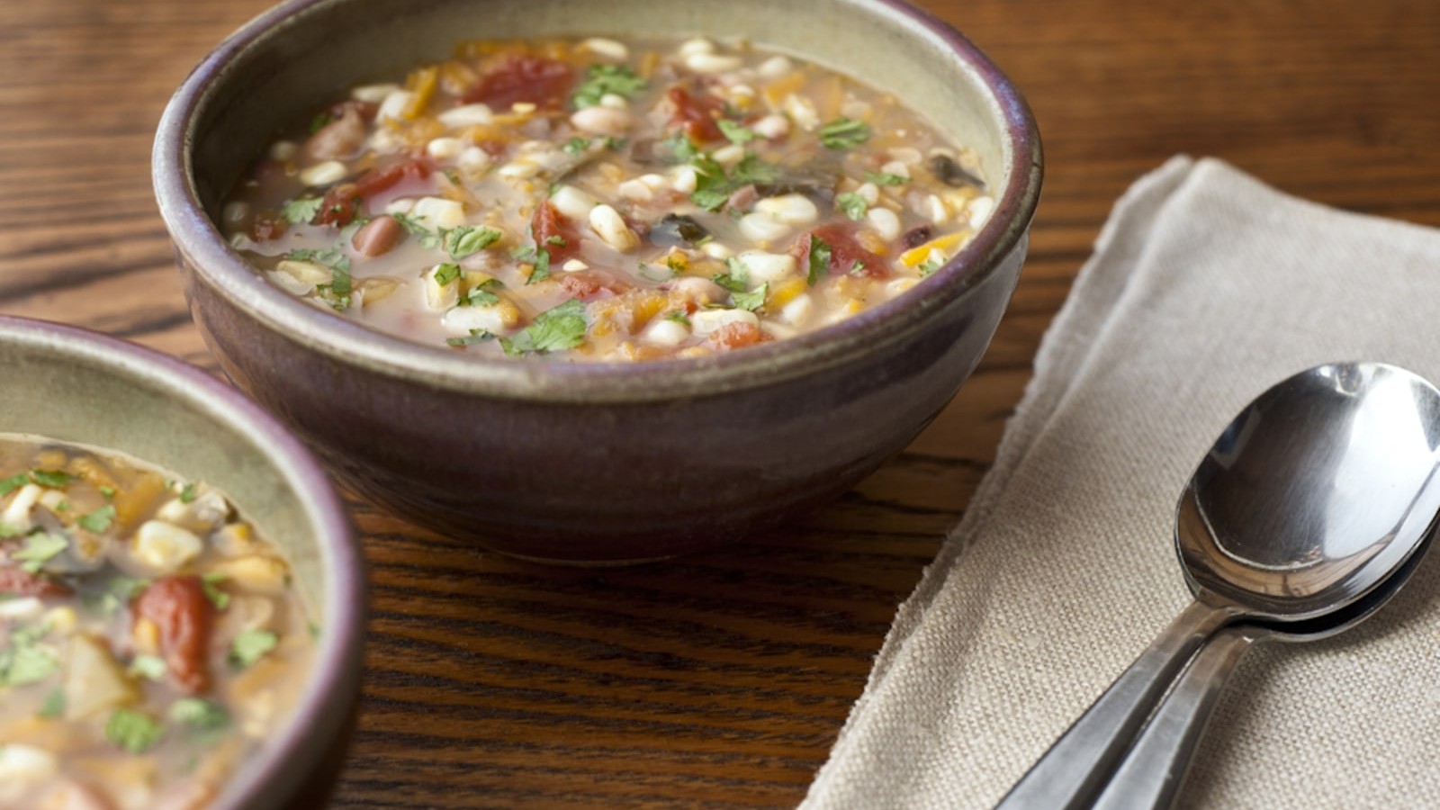 Image of Sweet Potato and Black Bean Chili with Tomatillos Recipe