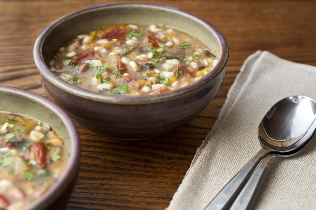 Sweet Potato and Black Bean Chili with Tomatillos Recipe