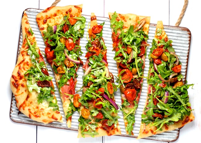 Image of Infused Vegan Pesto Pizza