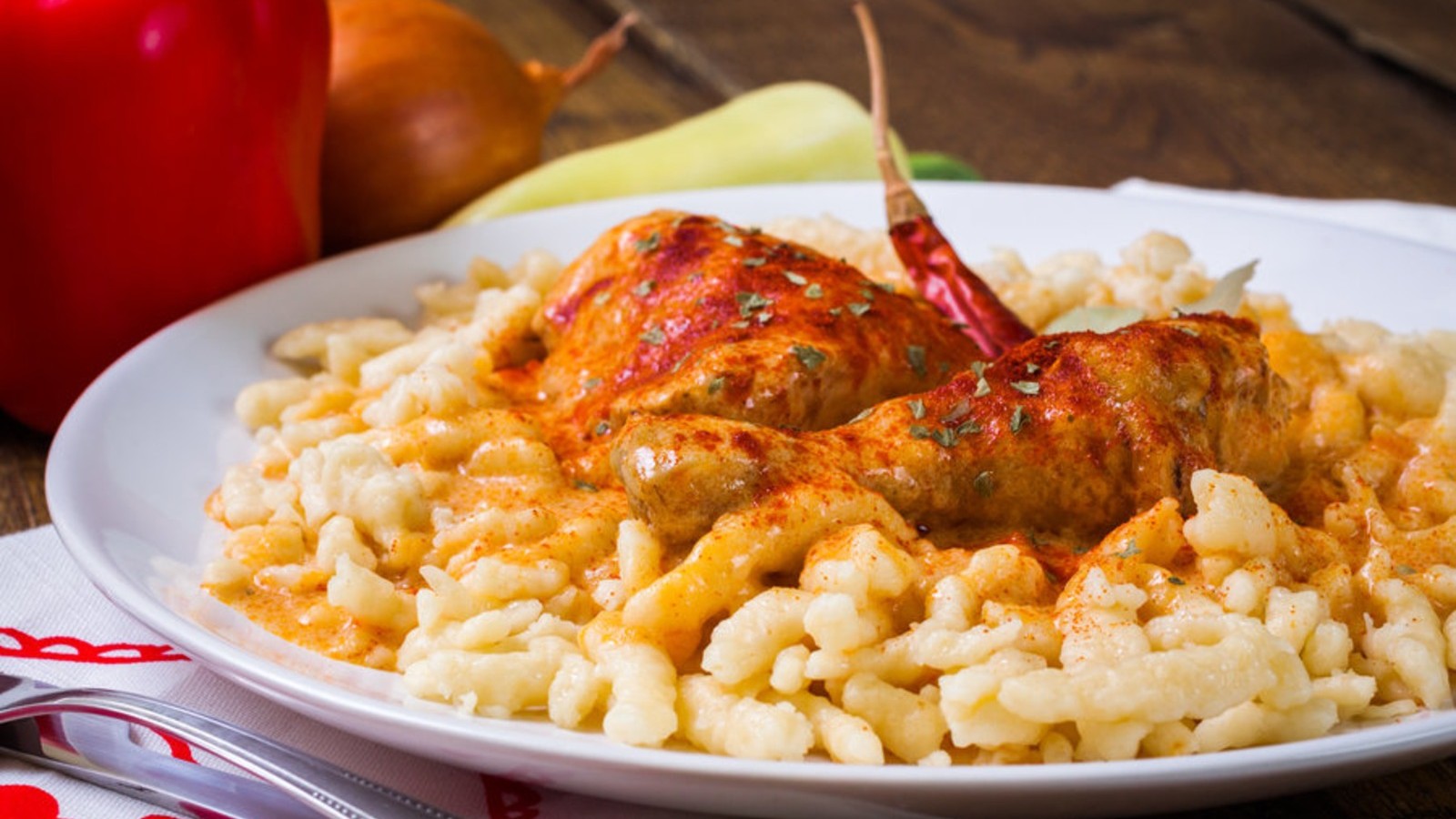 Image of Chicken Paprikash with Noodles