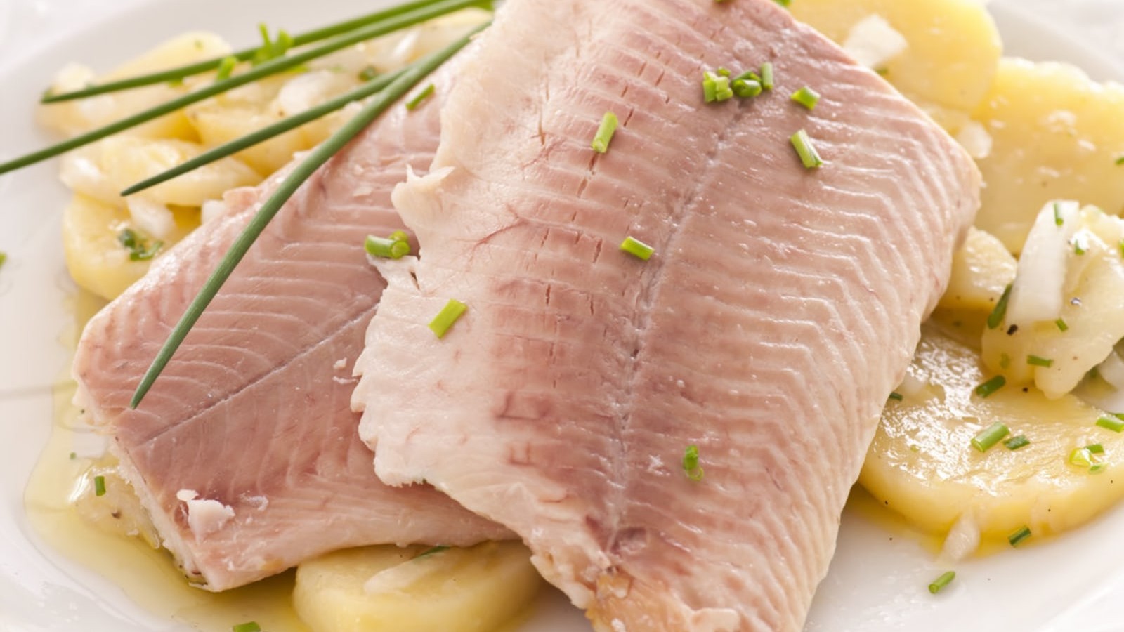 Image of Trout Fillet with Potato Salad
